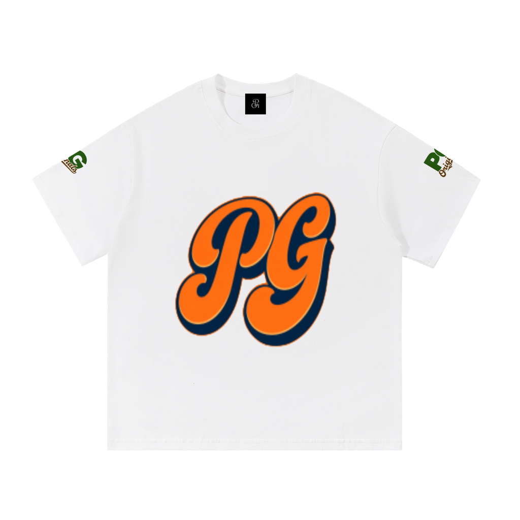 Orange Essential PG Logo Cotton T-Shirt