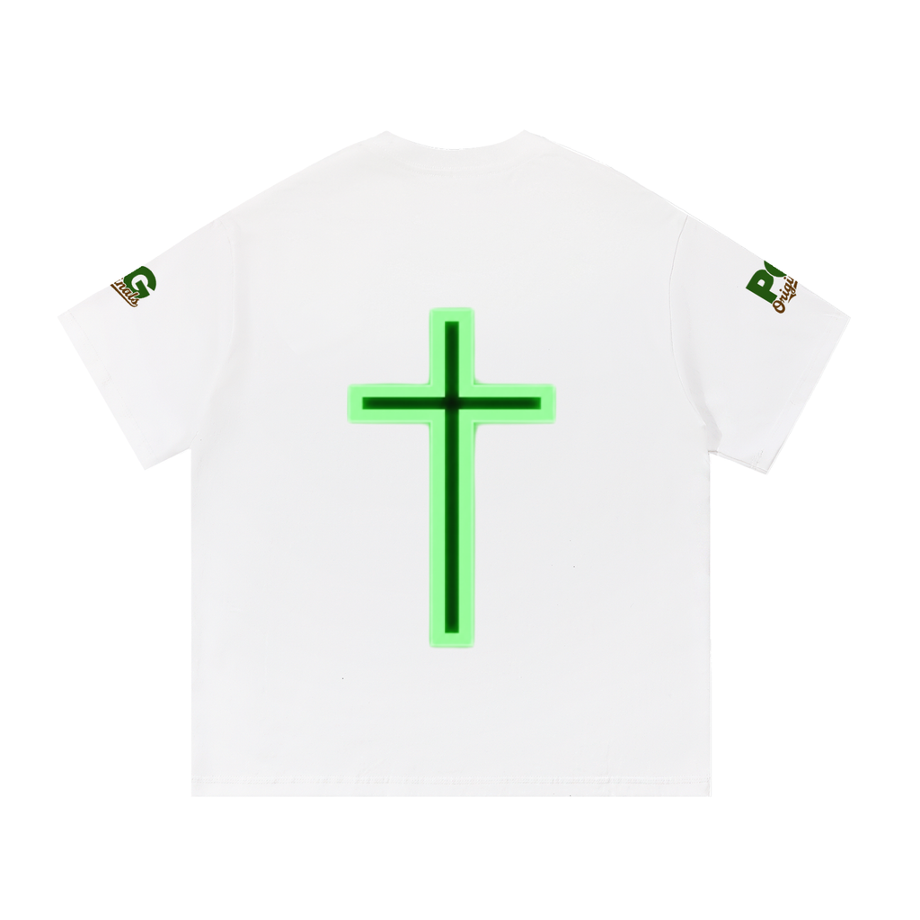 Orange Essential PG Logo Cotton T-Shirt