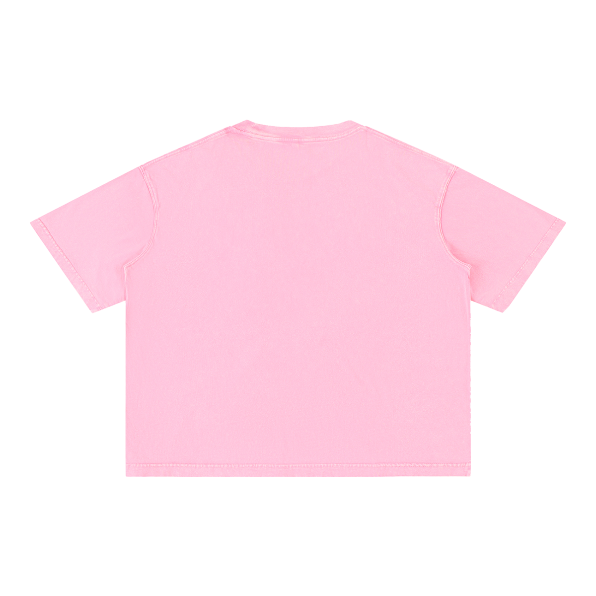 PG-Embroidered  Mineral Wash Boxy Cotton T-Shirt