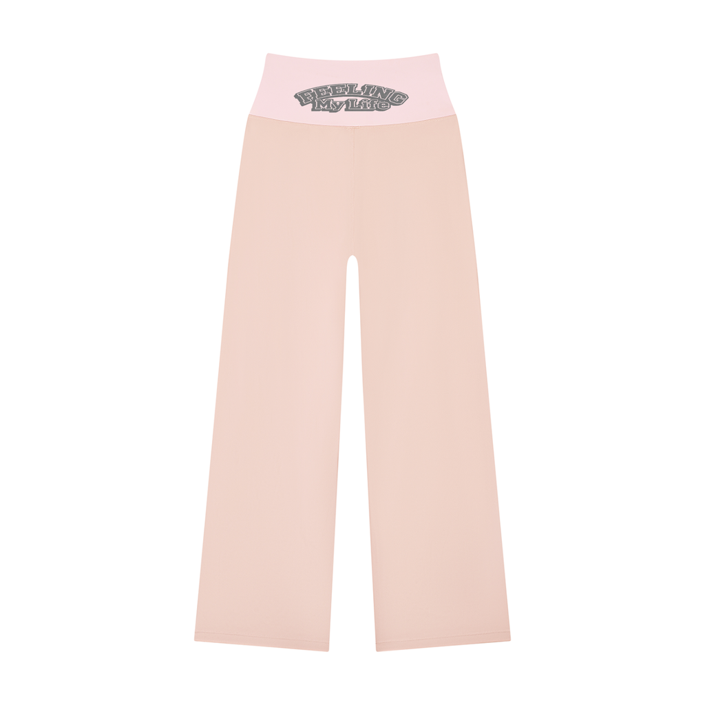 Feeling My Life_Women's Color Block Yoga Flare Leggings