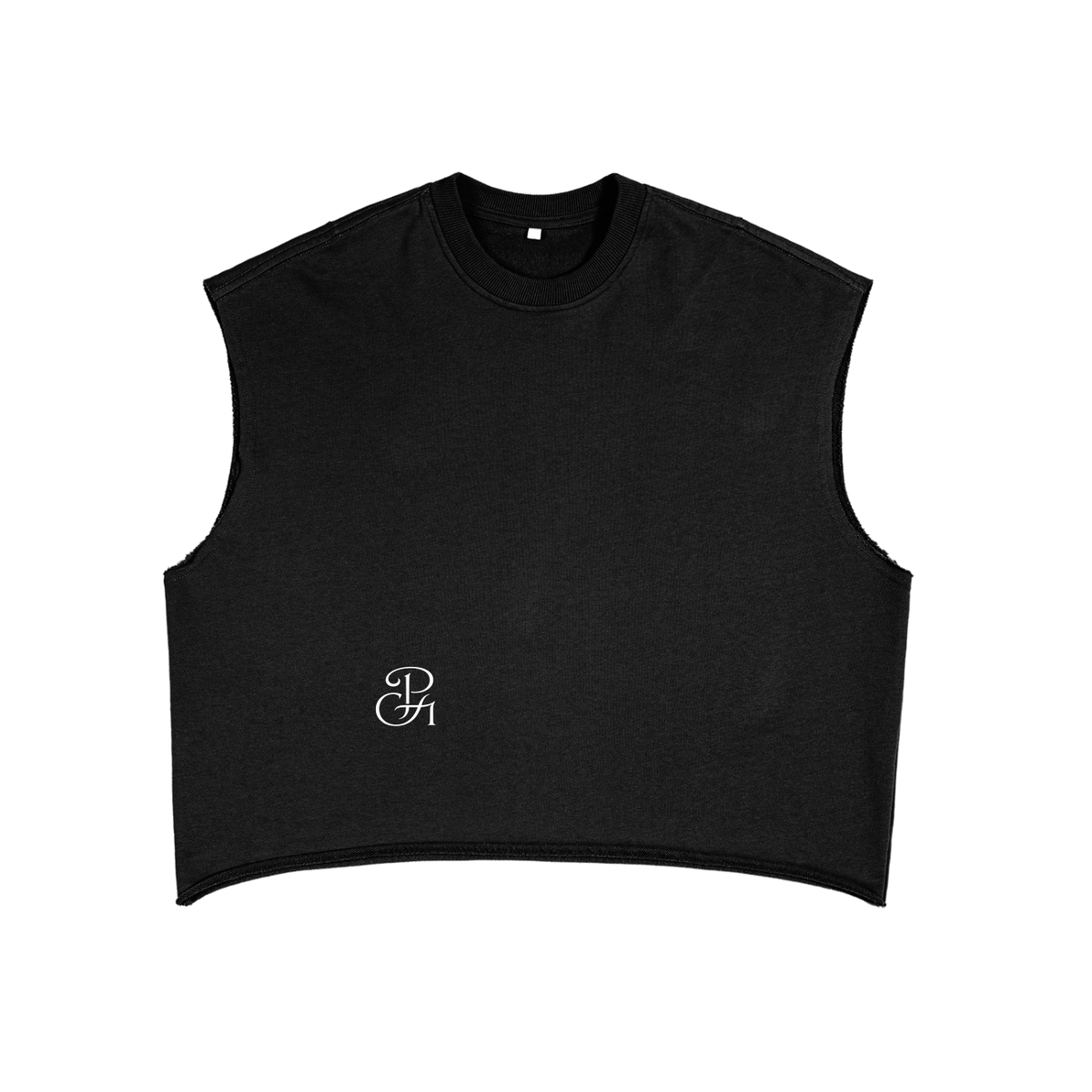 PG Monogram Sleeveless Crop Tee — PG-13 Originals