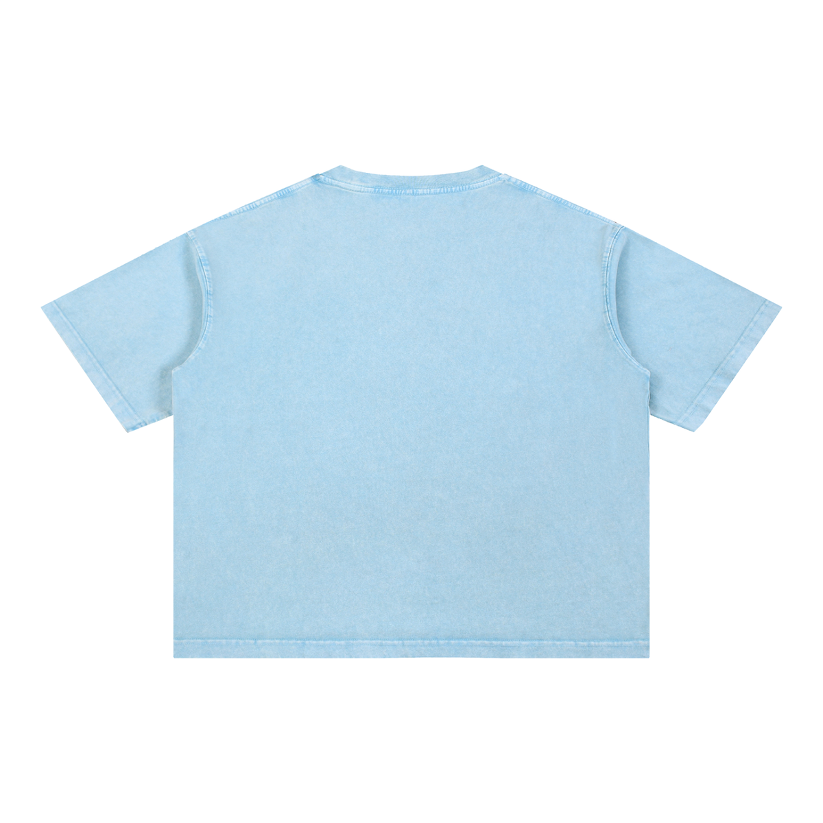 PG-Embroidered  Mineral Wash Boxy Cotton T-Shirt
