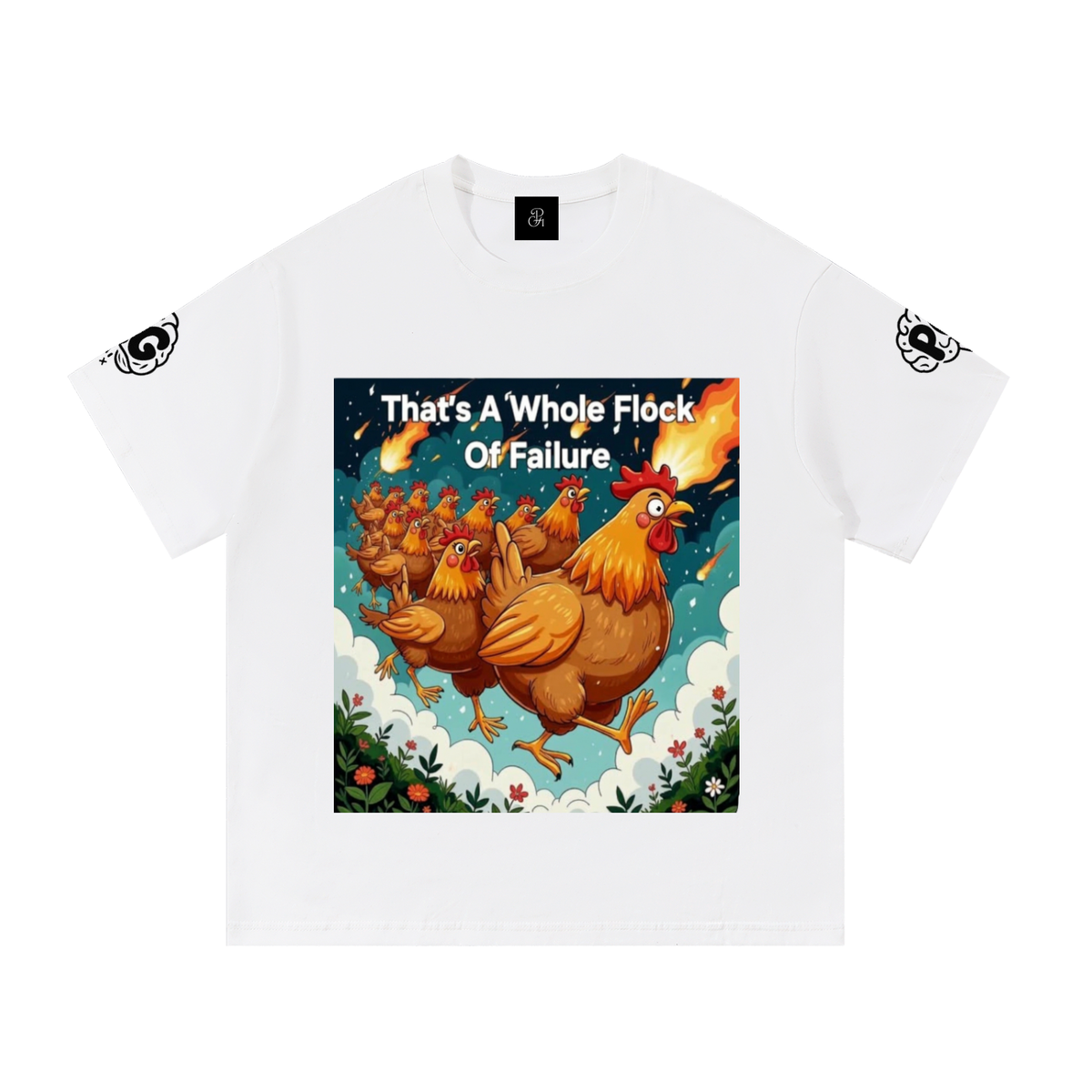 That's A Whole Flock Of Failure Essential Cotton T-Shirt Tee
