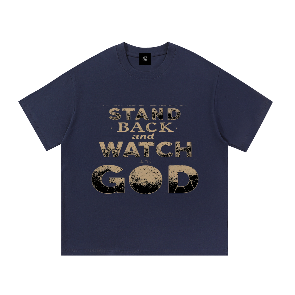 Colorful_Stand Back And Watch God_Essential Cotton T-Shirt