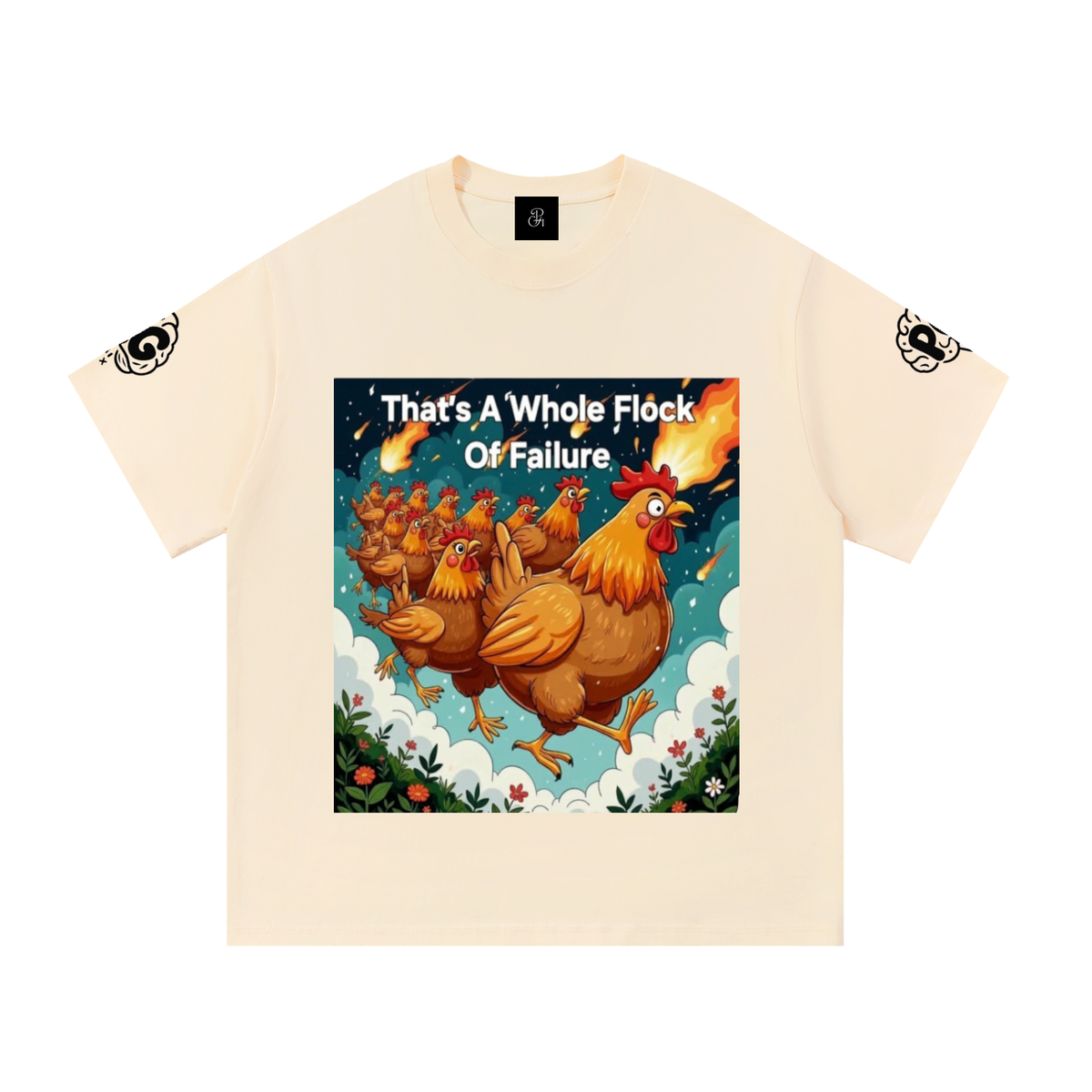 That's A Whole Flock Of Failure Essential Cotton T-Shirt Tee