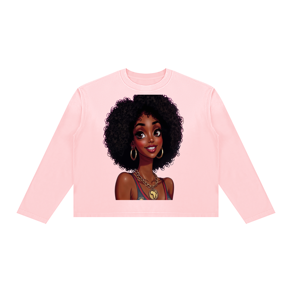 Feeling My Life_Unisex Sun-Fade Boxy Long Sleeve T-Shirt